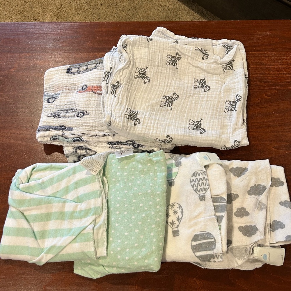 Assorted Baby Swaddle Blankets
